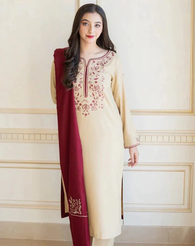 Aisling Lawn 3Pc Embroidered-1093