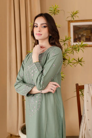 Batik 3Pc Lawn Embroidered With Lawn Embroidered Dupatta-1059