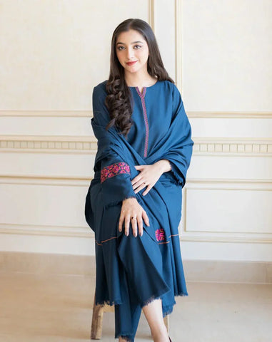 Aisling Lawn 3Pc Embroidered With Lawn Embroidered Dupatta-1091