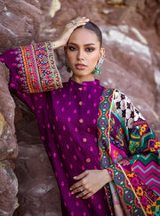 Zainab Chottani 3Pc Lawn Embroidered Shirt With Printed Dupatta-1068