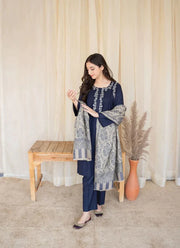 Aisling Lawn 3Pc Embroidered-1185