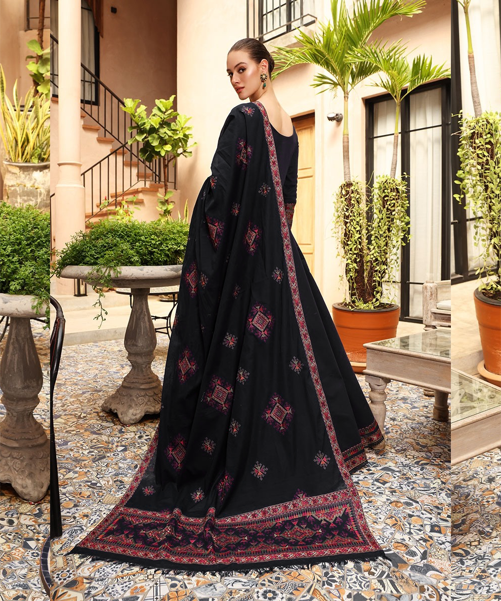 Bareeze Dhanak 3Pc Embroidered With Dhanak Shawl Embroidered-132